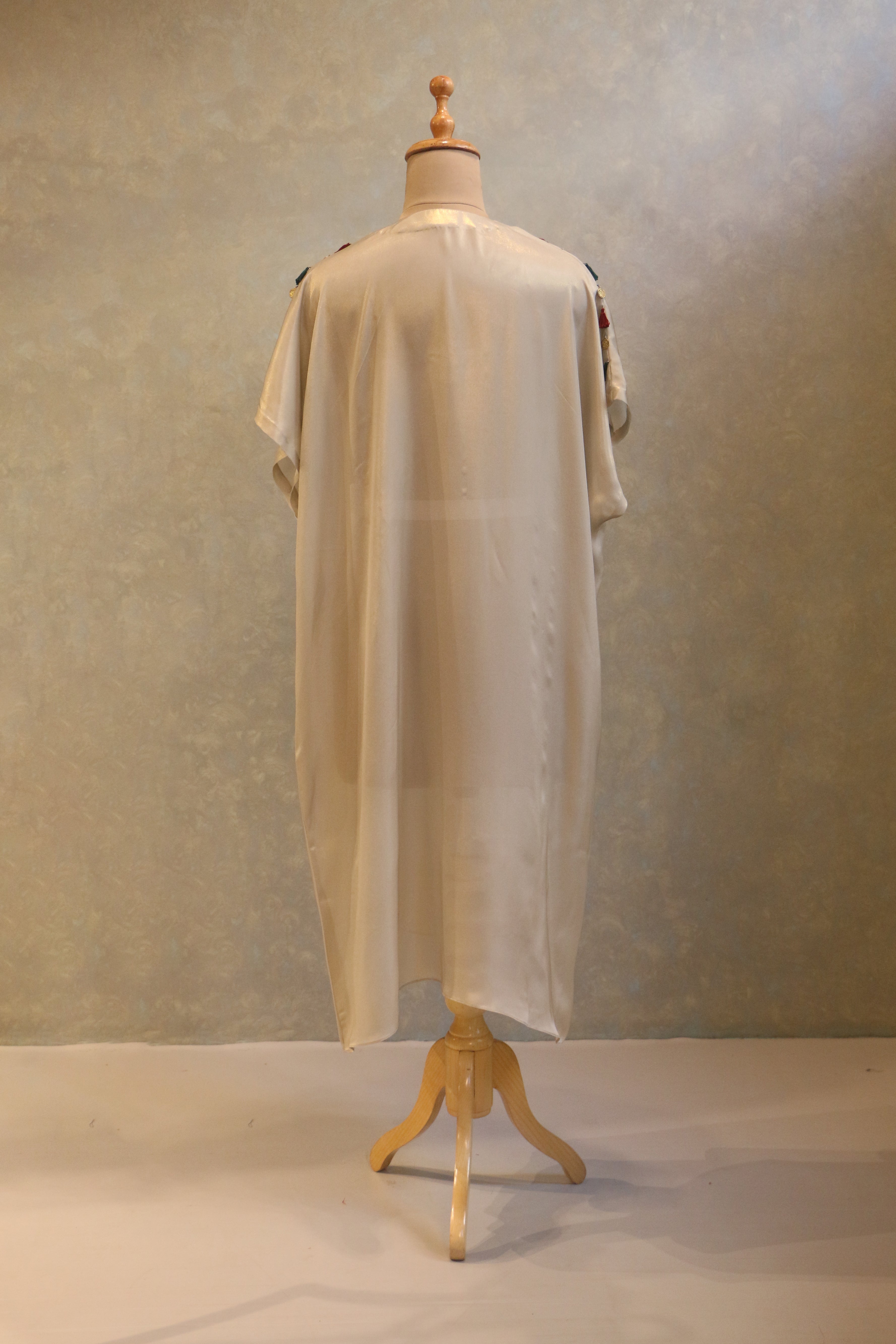 Heavy Embellished Neck Kaftan