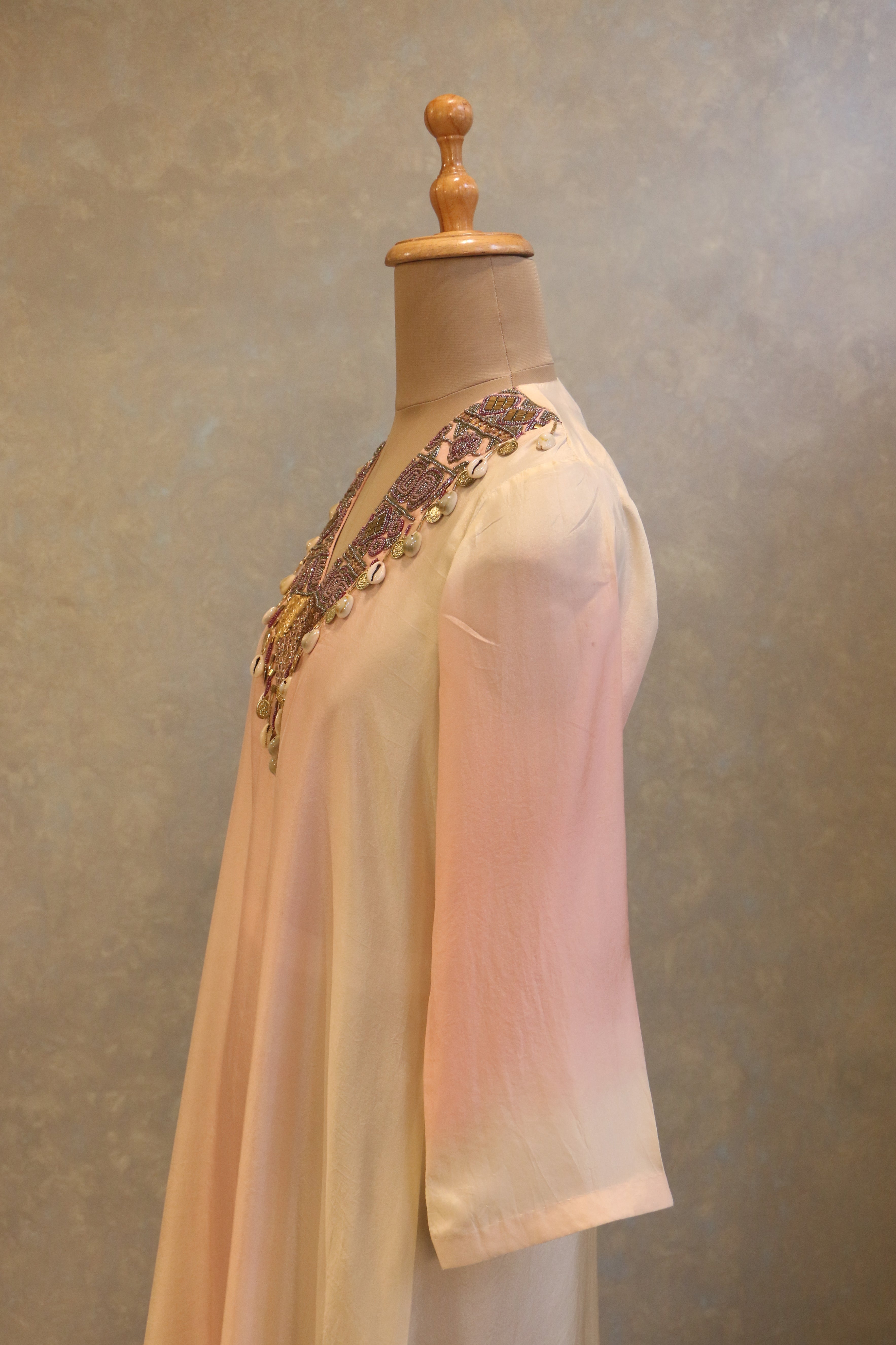 Heavy Embellished Neck Tunic