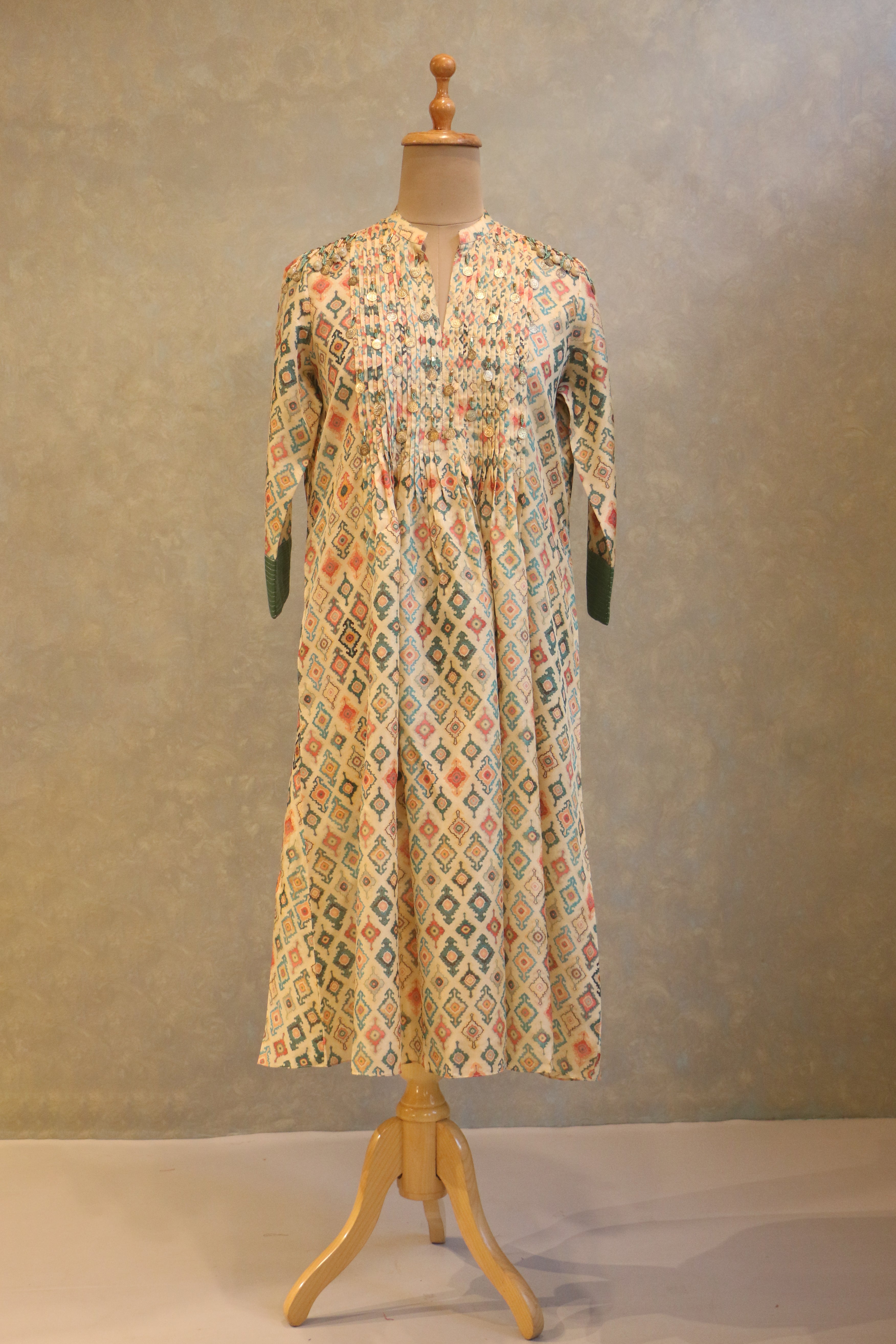 Heavy Embellished Neck Tunic