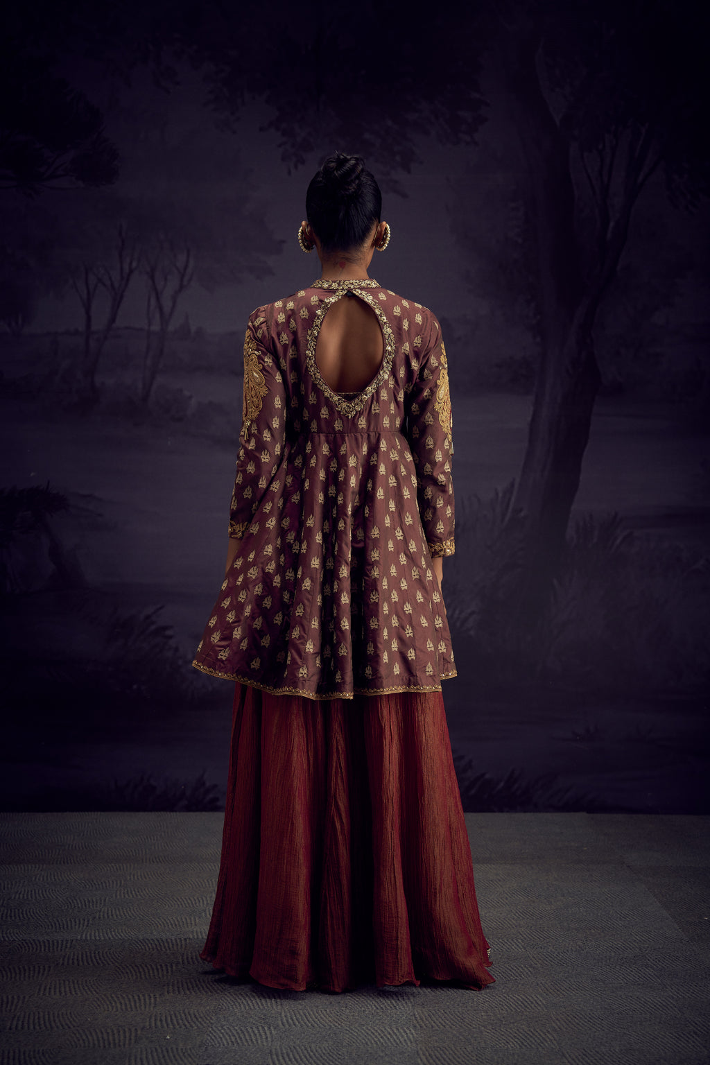 Top with Sharara