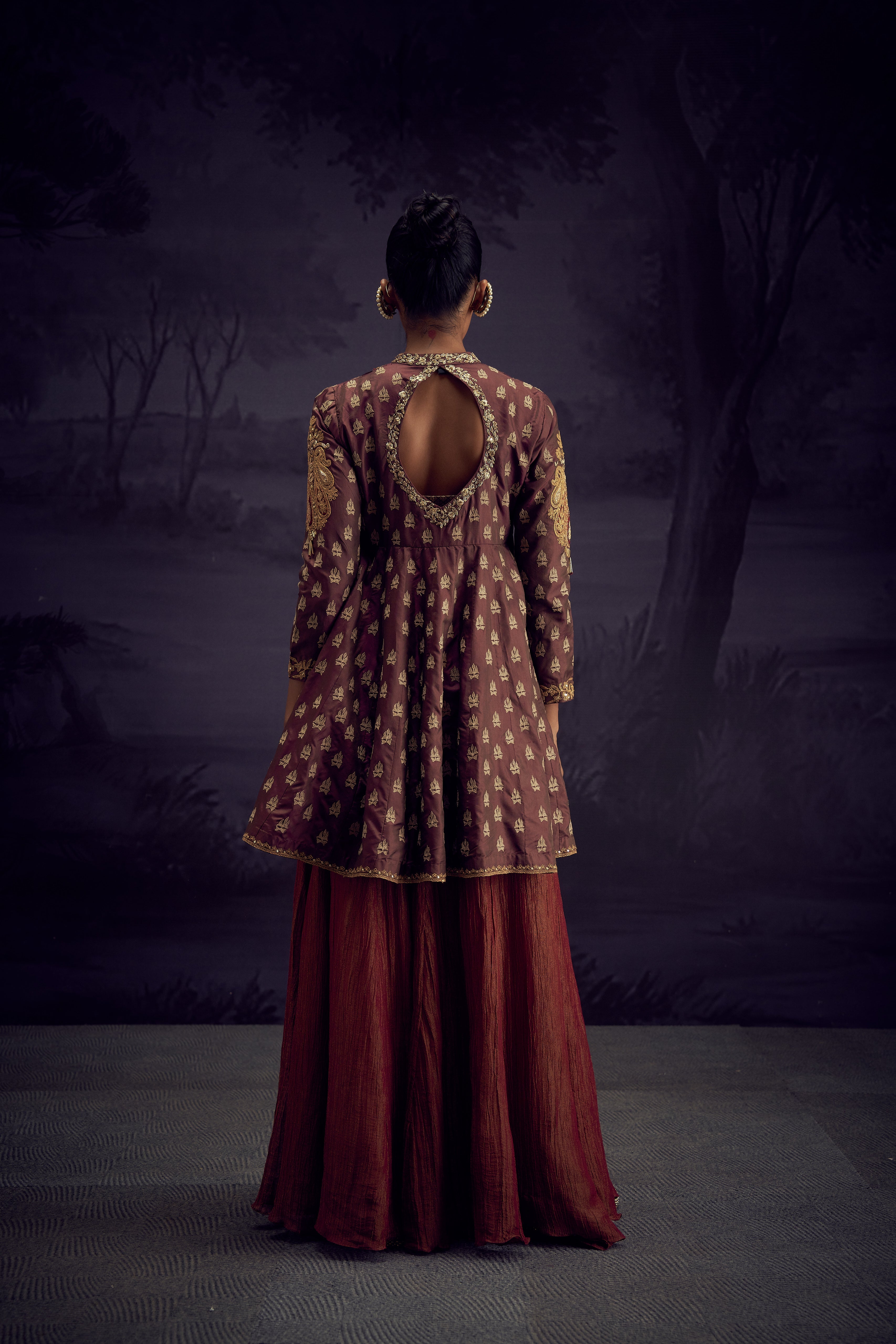 Top with Sharara
