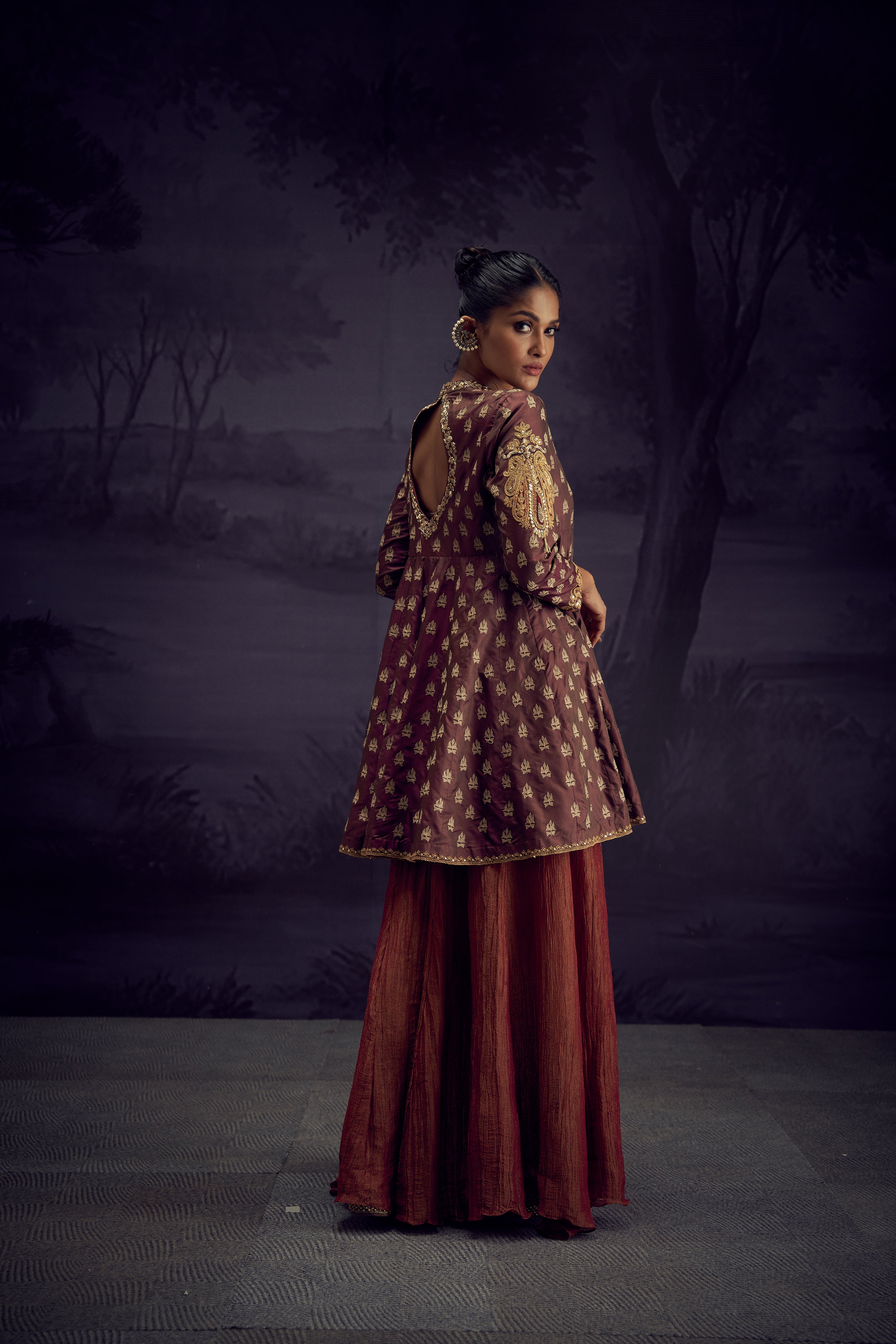 Top with Sharara