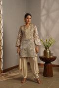 Kurta with dhoti bottoms