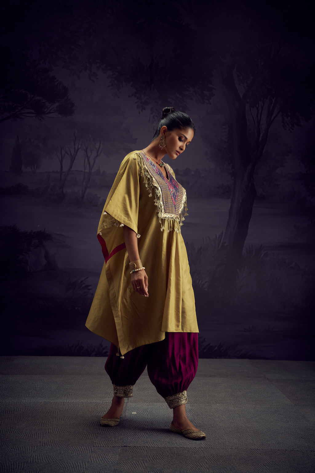 Kaftan with harrem pants