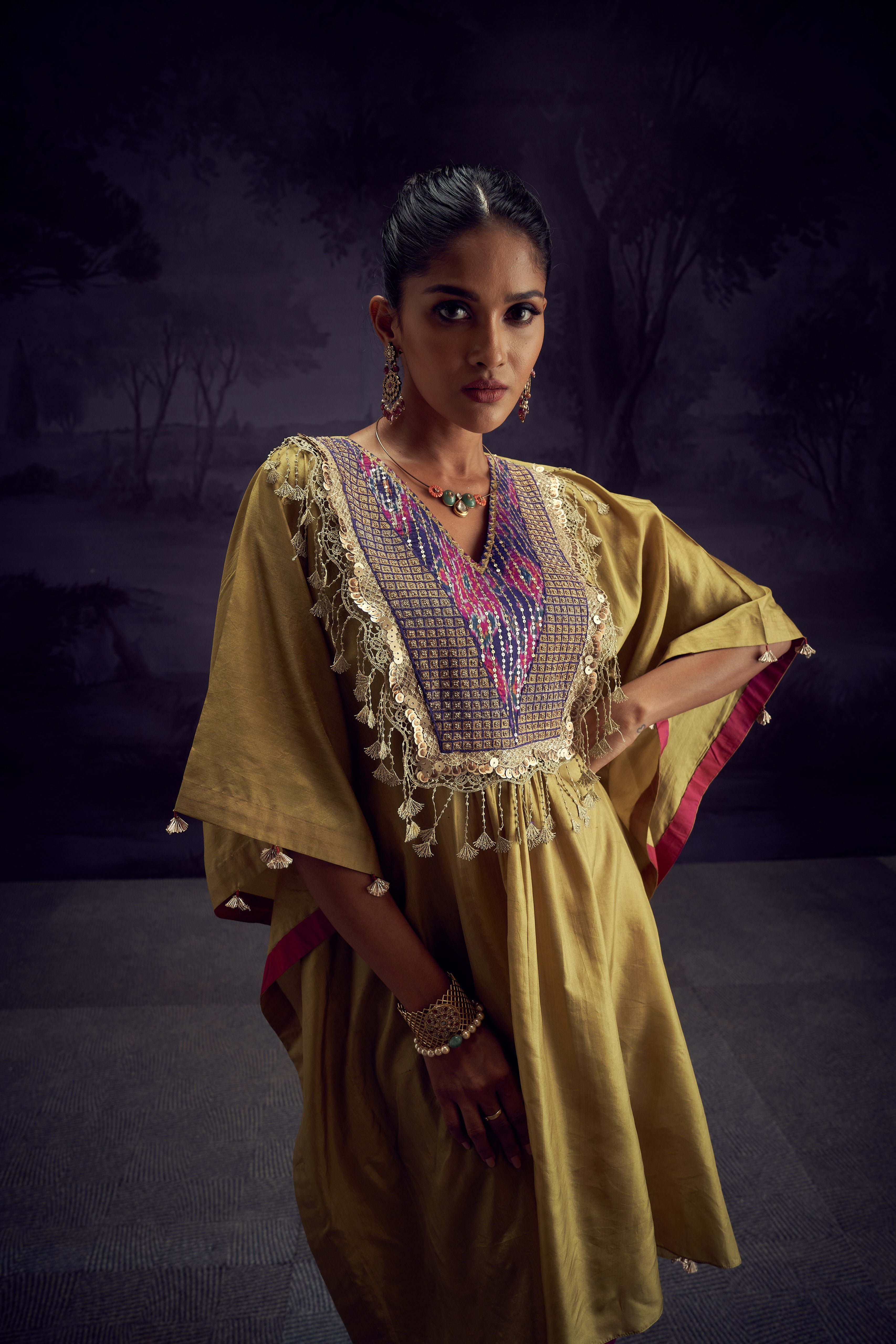 Kaftan with harrem pants