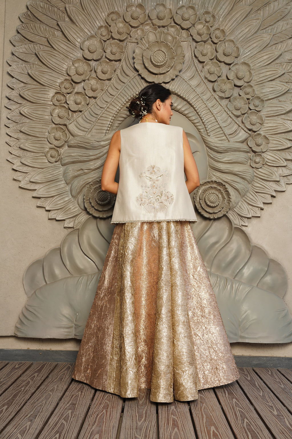 Jacket with skirt
