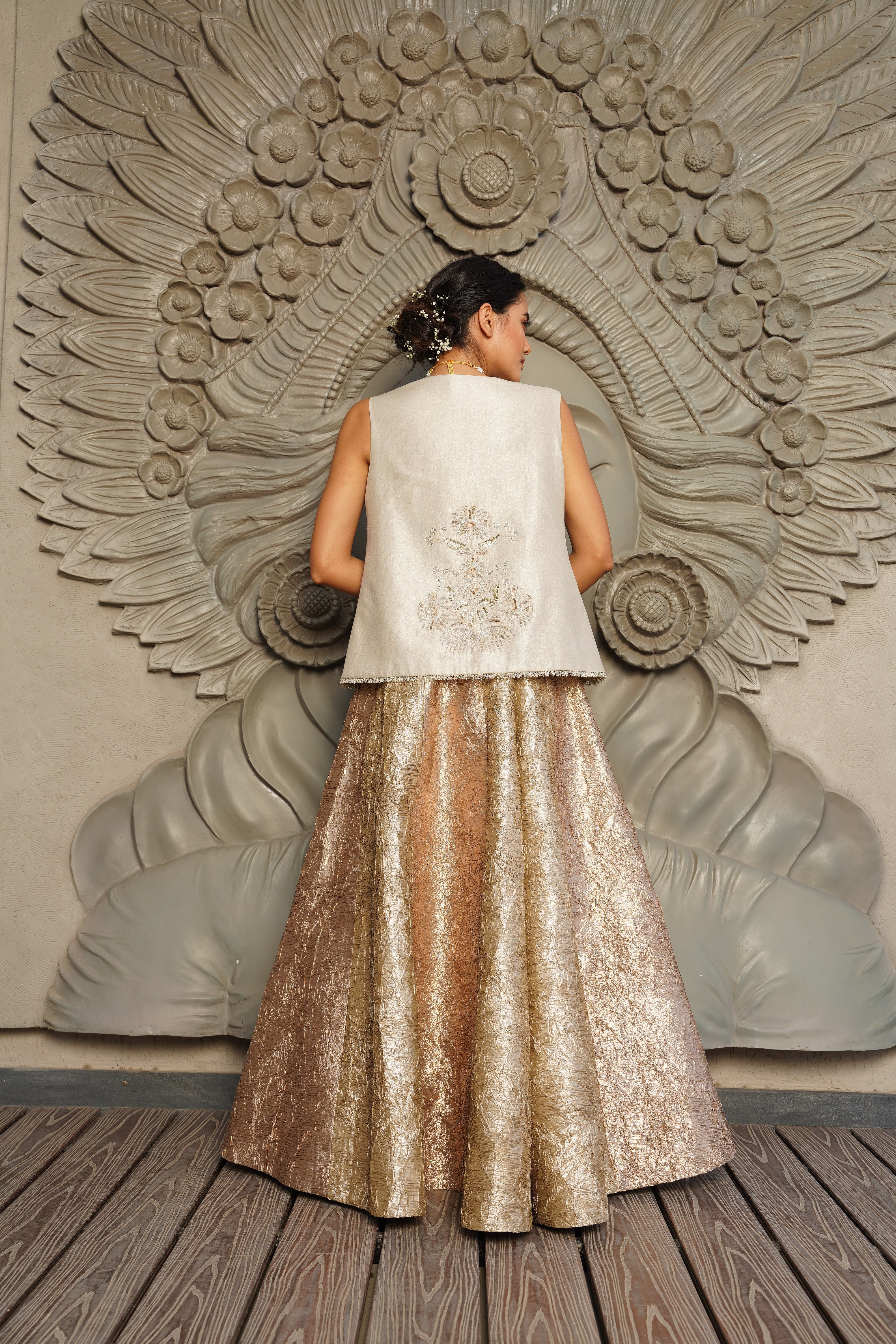 Jacket with skirt