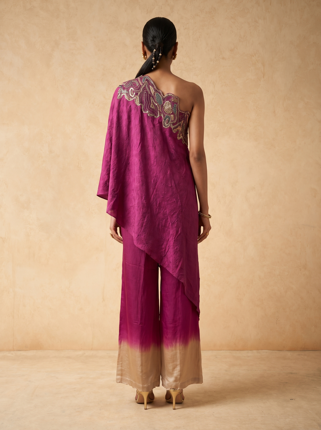 Dress with Gara Cut Pant