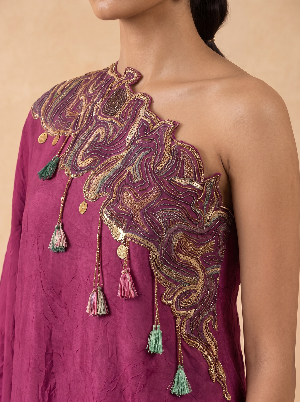 Dress with Gara Cut Pant