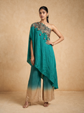 Dress with Gara Cut Pant