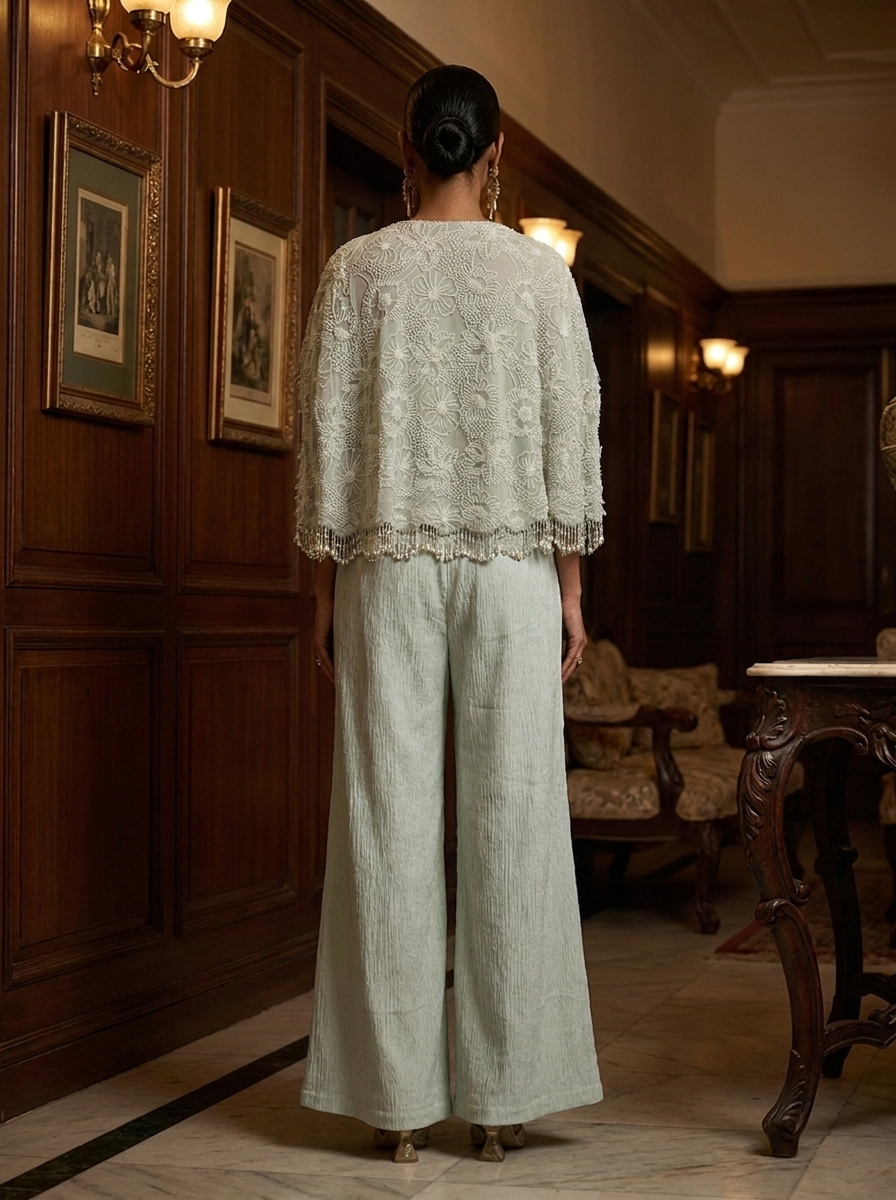 CAPE WITH PANT