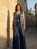 DENIM JACKET WITH PANT