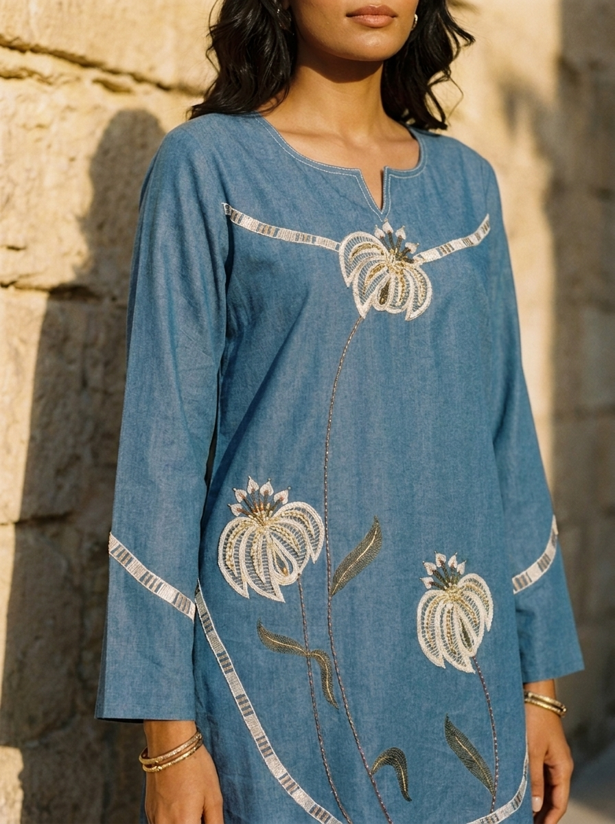 DENIM CO-ORD SET TOP