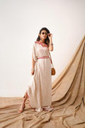 Off-White Bandhni One Shoulder Dress