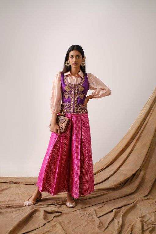 Pink Beanarasi Pant Aditi Somani India