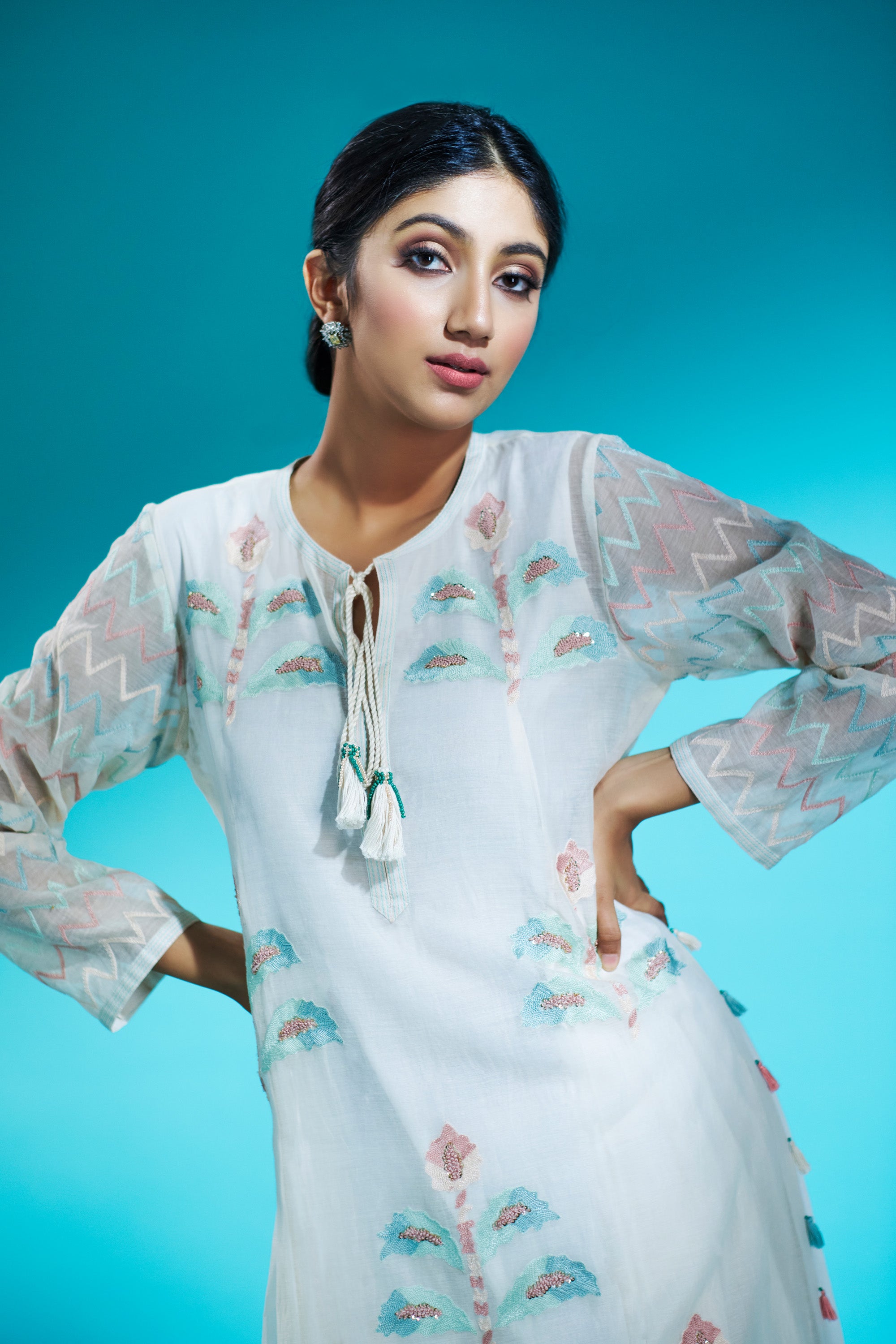 Off-White Long Tunic Aditi Somani India