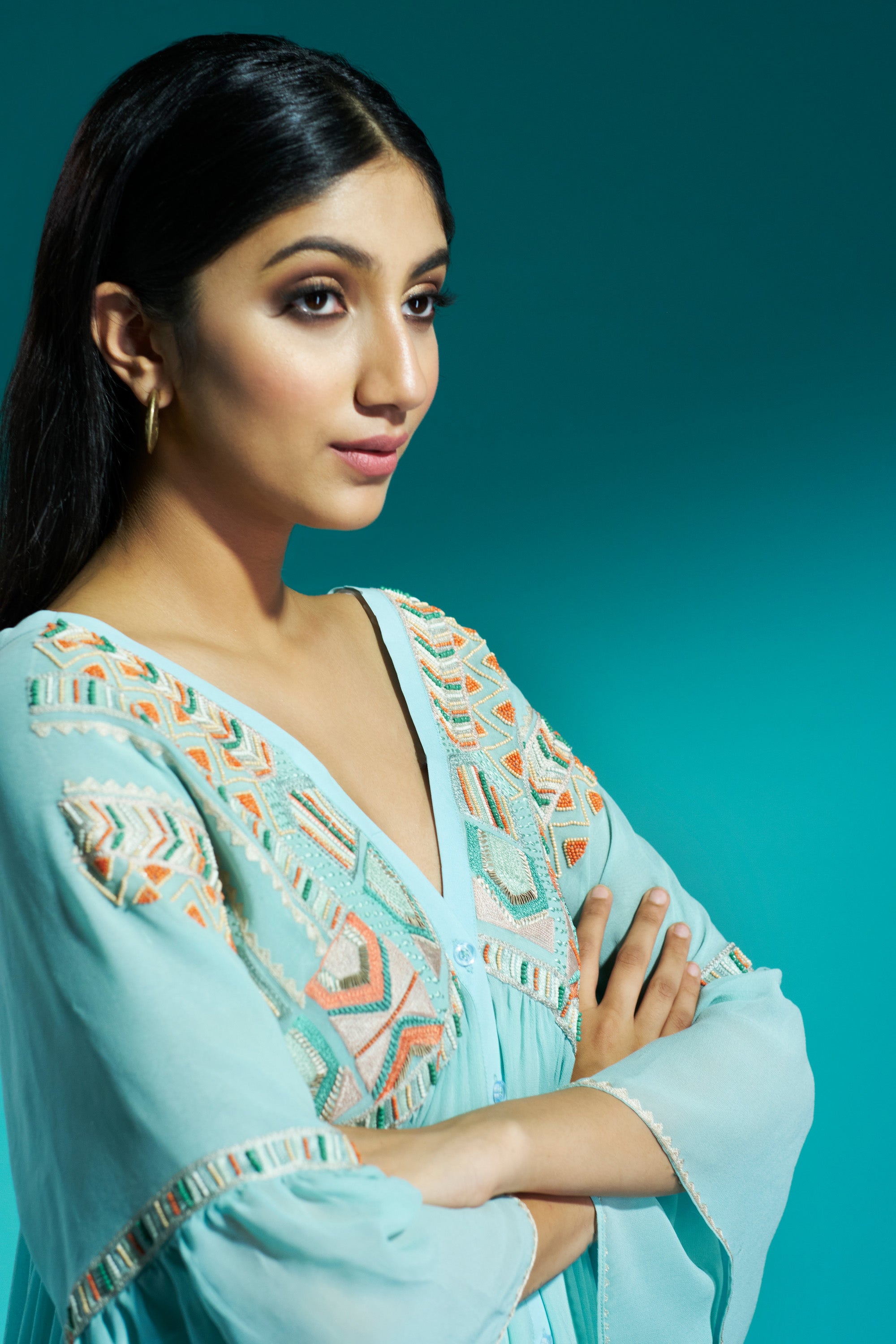 Icy Blue Tunic Aditi Somani India