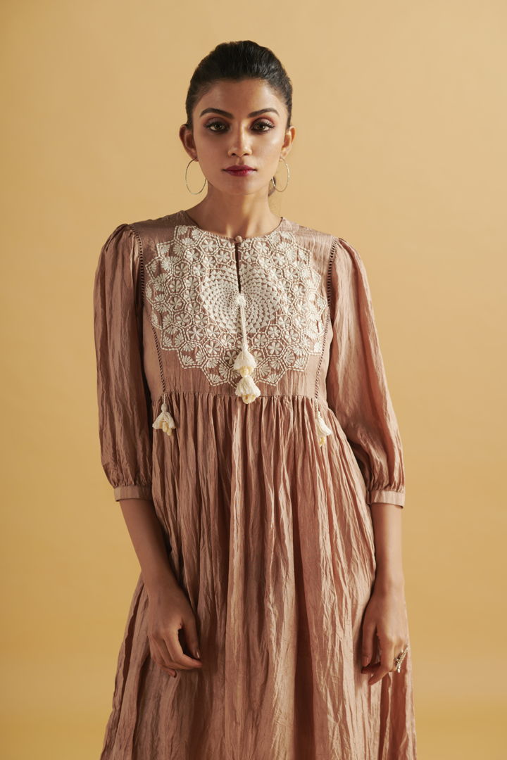 Crushed Tunic Dress Aditi Somani india