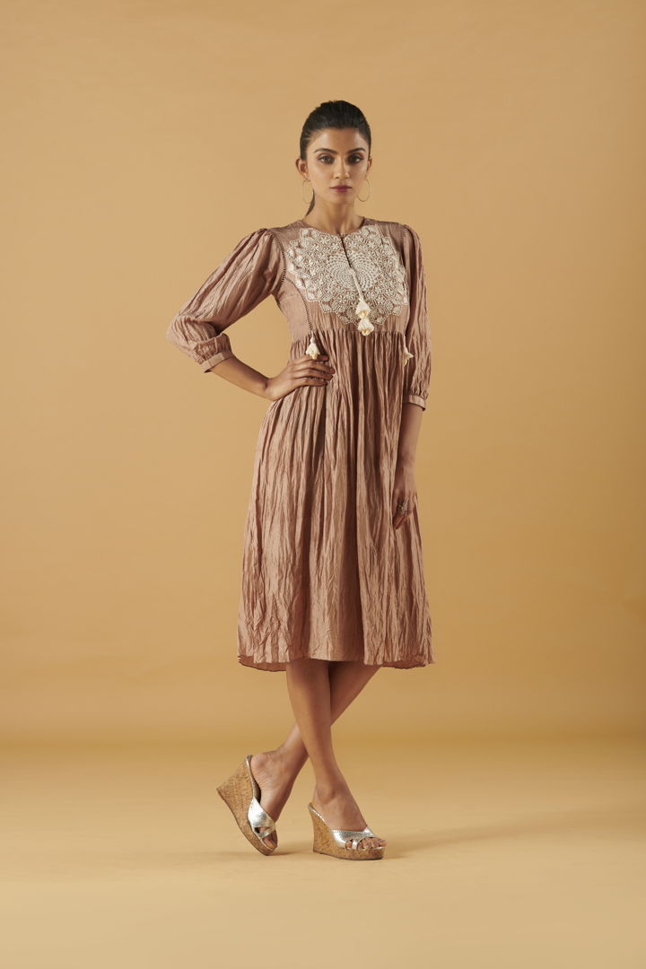 Crushed Tunic Dress Aditi Somani india