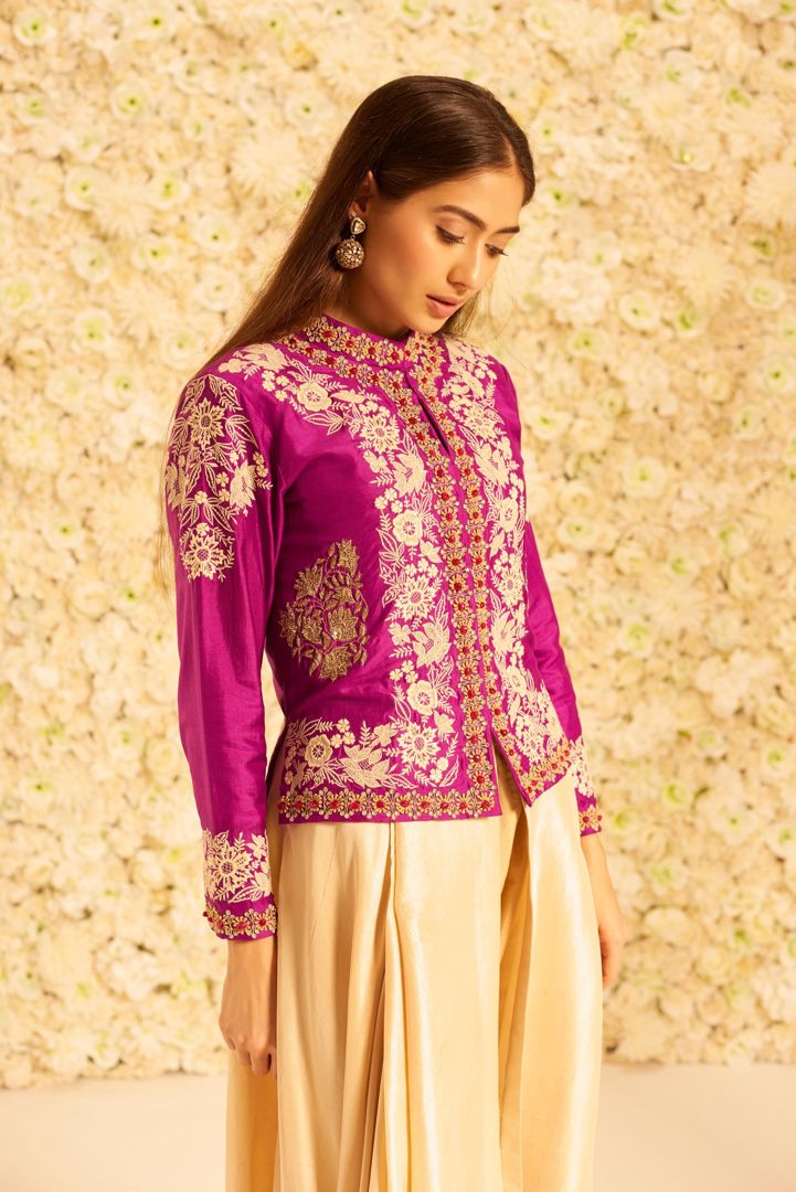 Full Sleeved Jacket & Long Inner With Pant