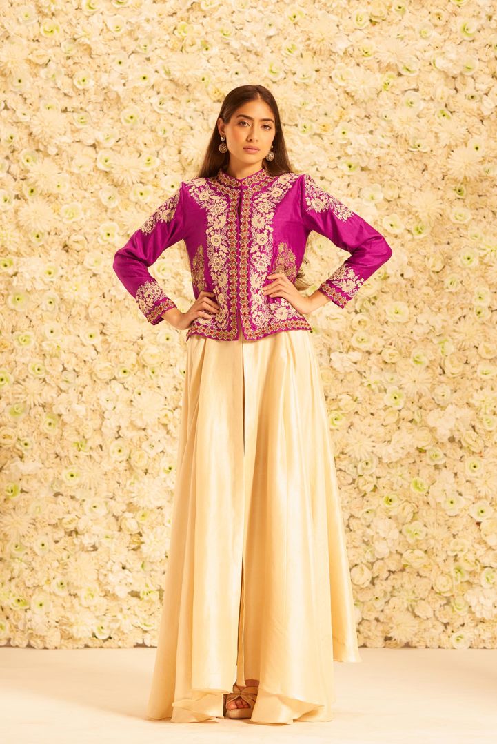 Full Sleeved Jacket & Long Inner With Pant