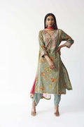 Printed Kurti With Dhoti And Dupatta Aditi Somani India