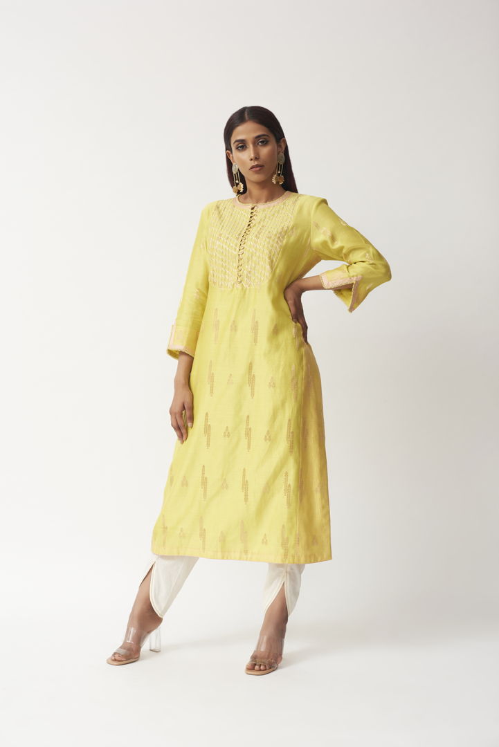 Straight Tunic With Dhoti Aditi Somani India