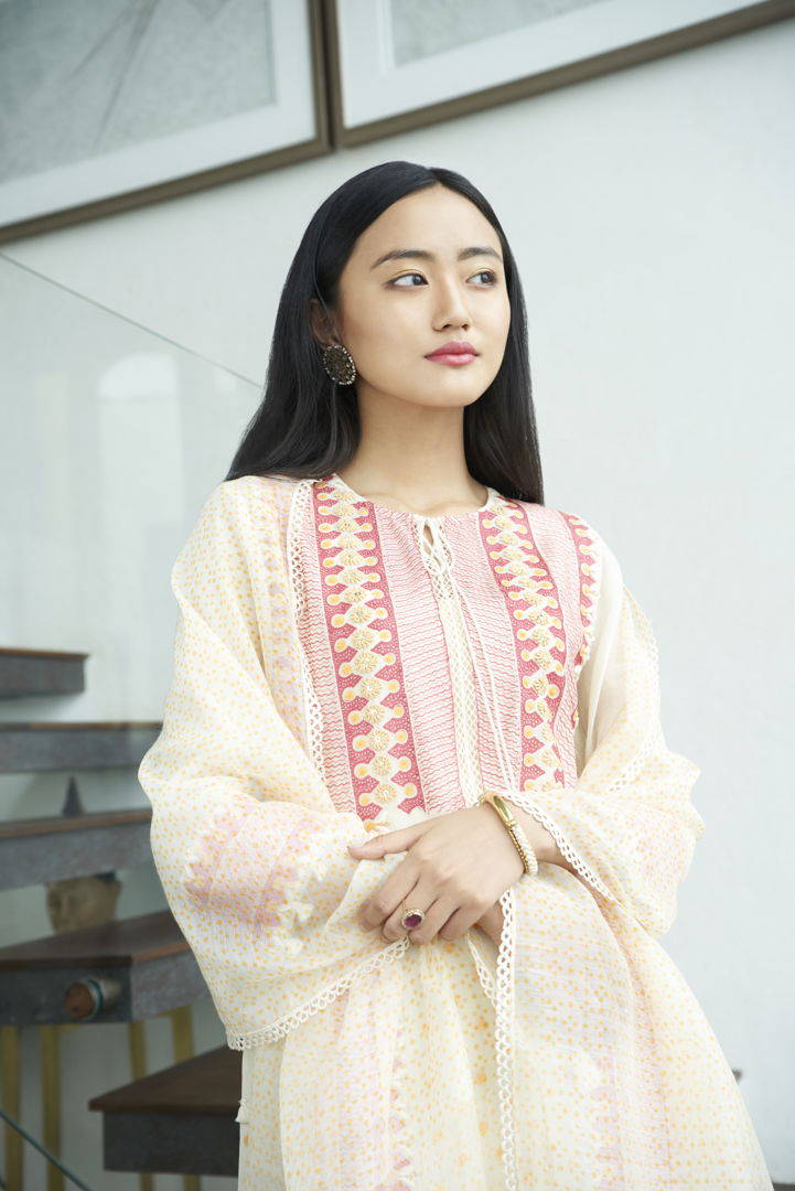 Layered Kurta With  Churidar Aditi Somani India