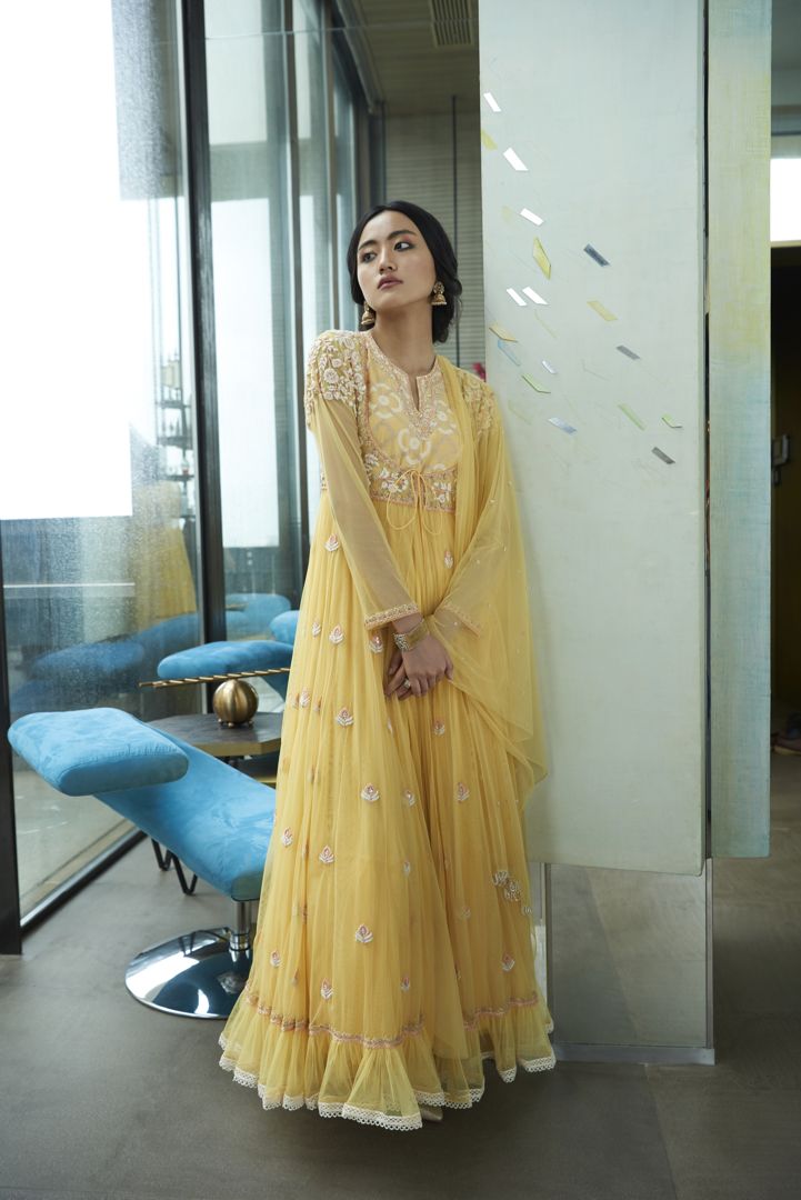 Anarkali with Dupatta