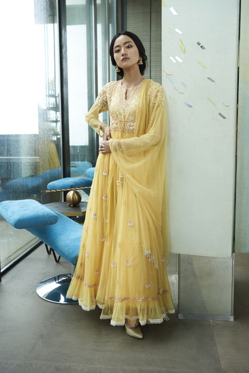 Anarkali with Dupatta