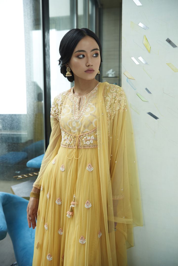 Anarkali with Dupatta