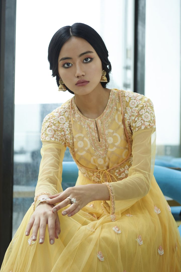 Anarkali with Dupatta