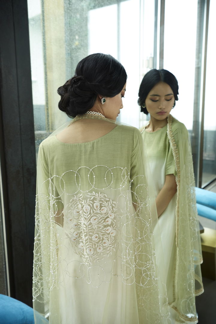 Shaded Kurta With Dupatta Aditi Somani India