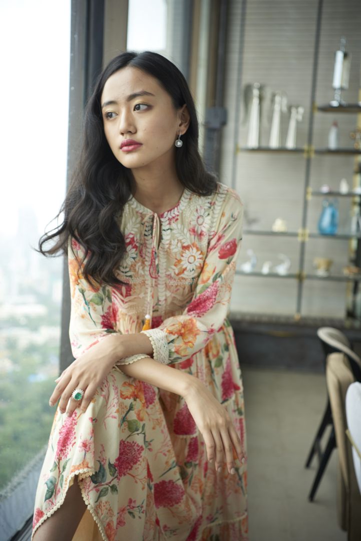 Multi Color Printed Tunic Aditi Somani India