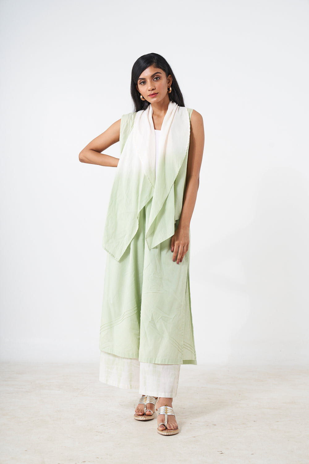 Top With Double Layered Pant Aditi Somani India
