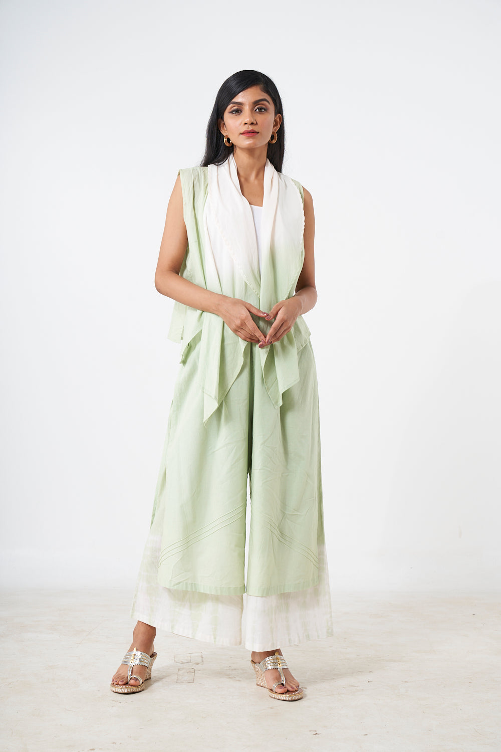 Top With Double Layered Pant Aditi Somani India