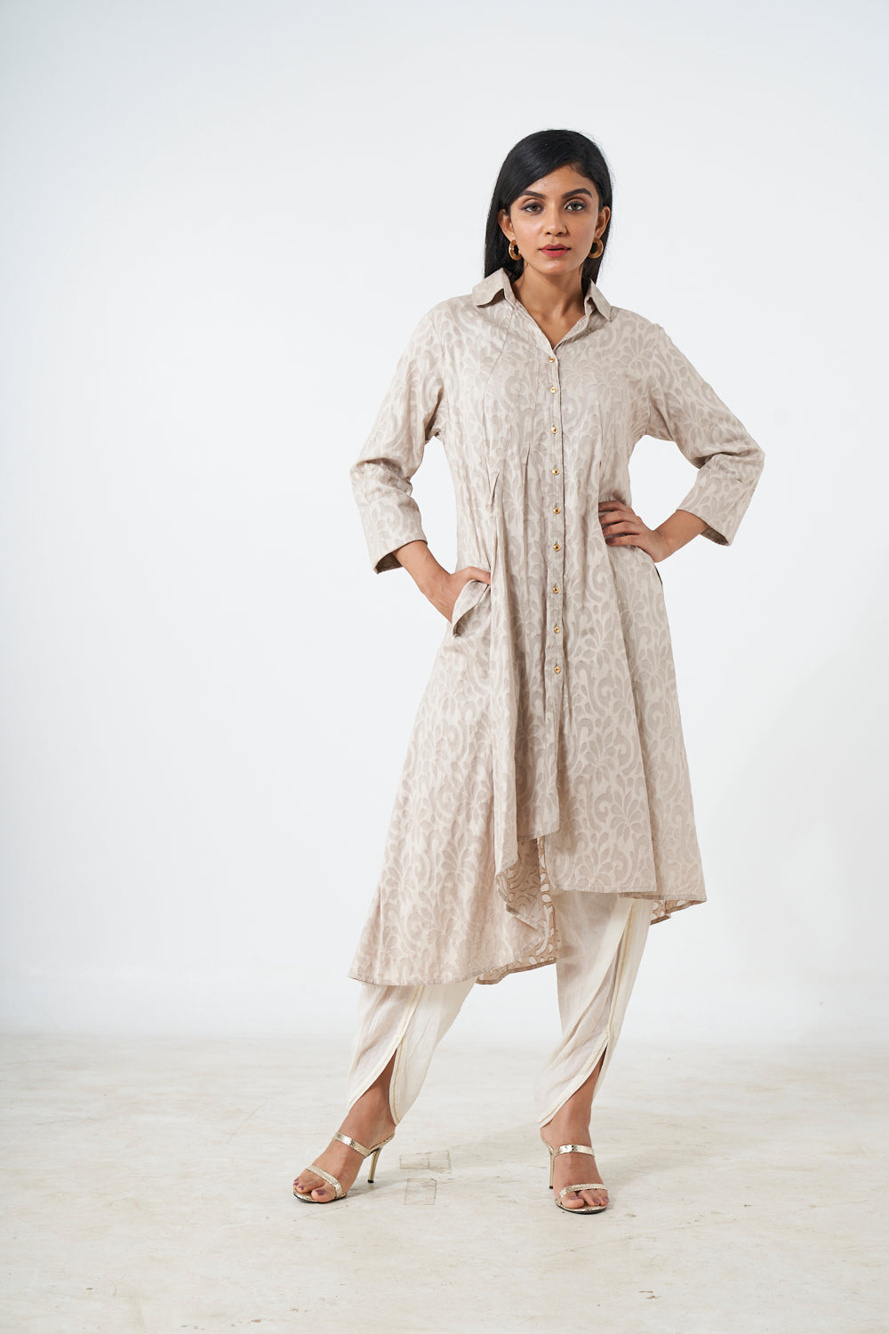 Tunic With Stole Aditi Somani India