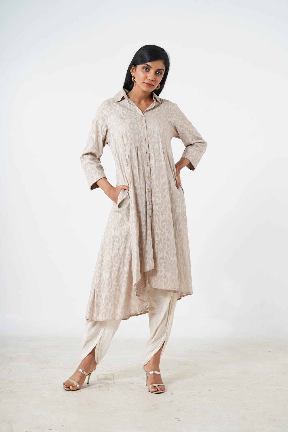 Tunic With Stole Aditi Somani India