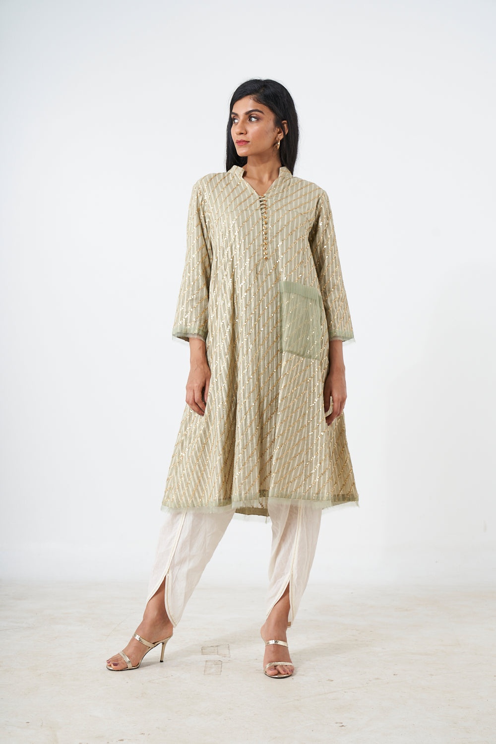 Sequence Tunic With Pocket Aditi Somani India