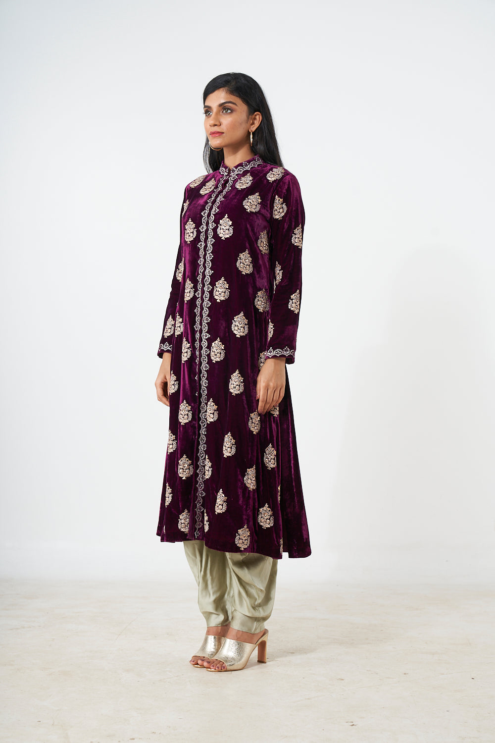 Jacket With Dhoti Aditi Somani India