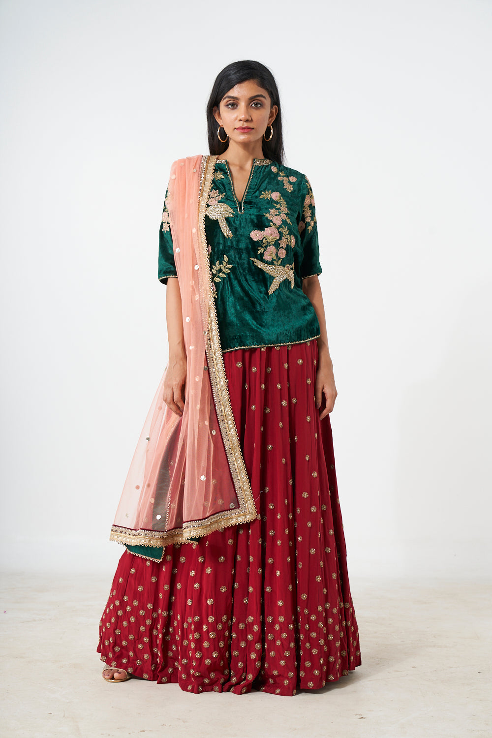 Ghaghara With Kurti & Dupatta Aditi Somani India