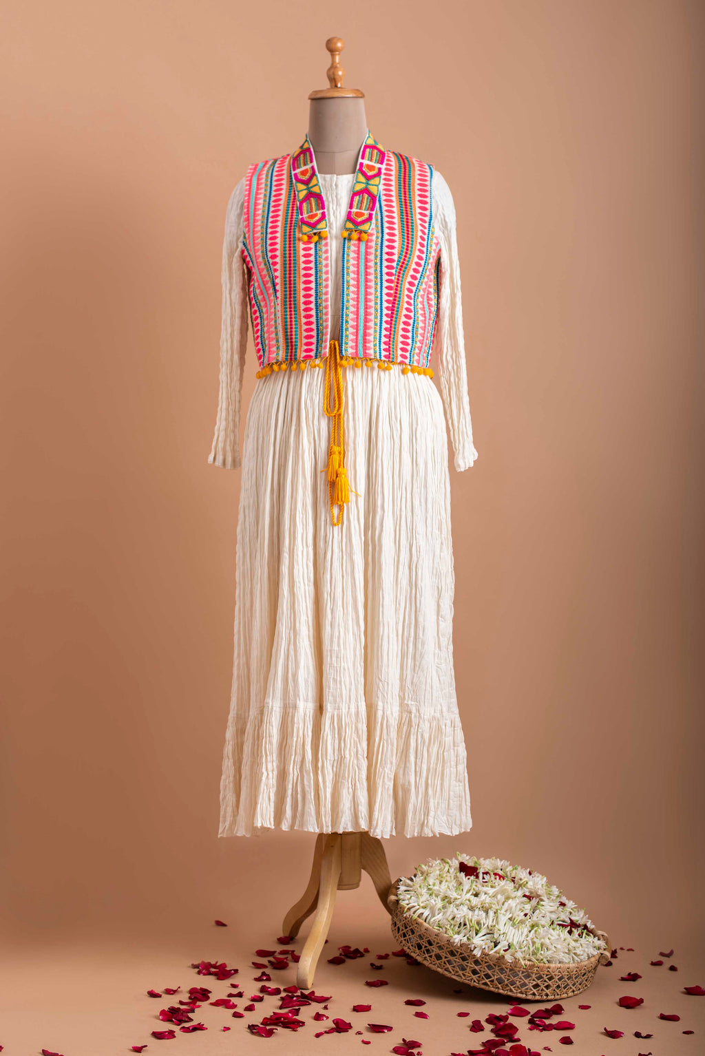 Off-White Crush Tunic With Jacket
