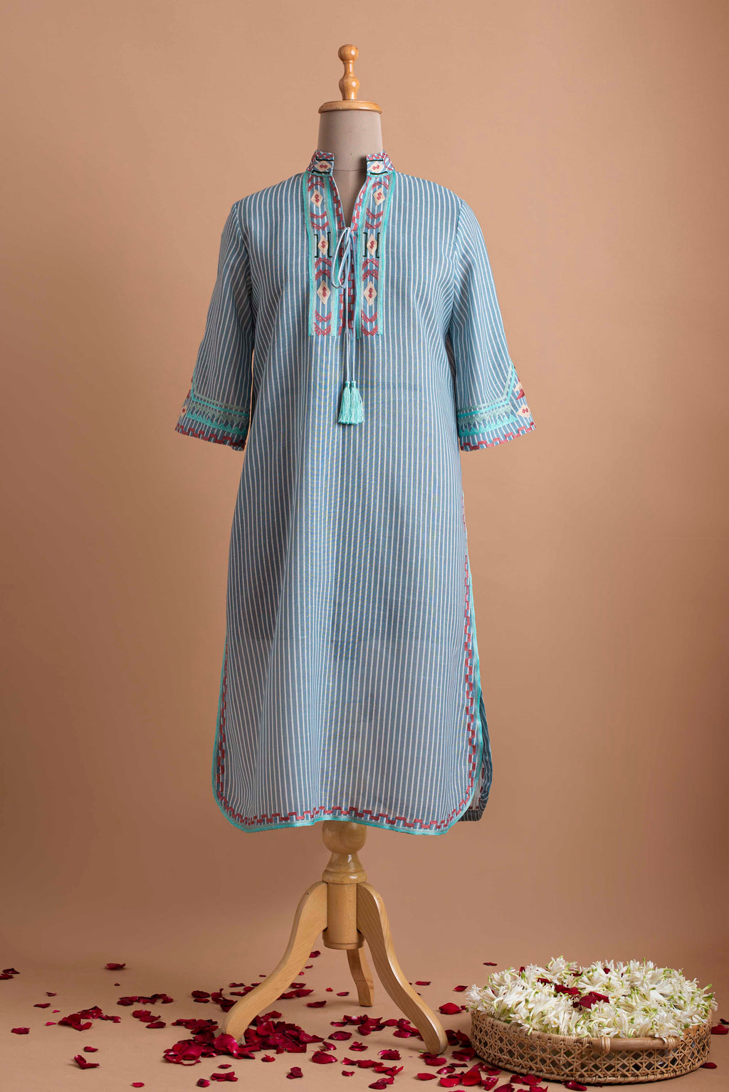 Striped Grey Tunic Aditi Somani India