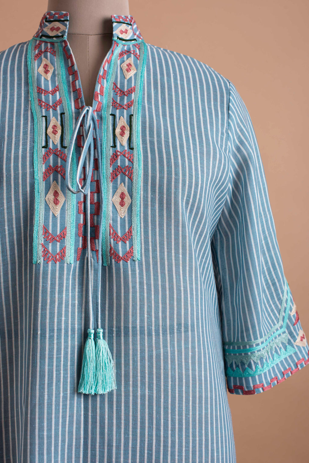 Striped Grey Tunic Aditi Somani India