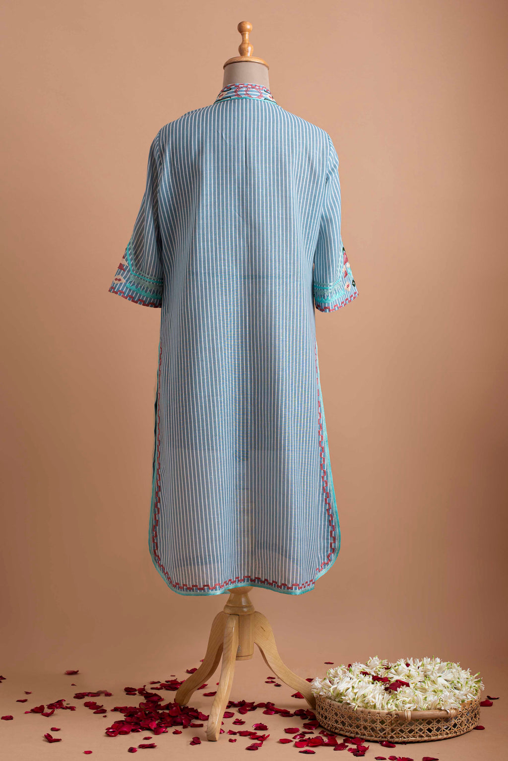 Striped Grey Tunic Aditi Somani India