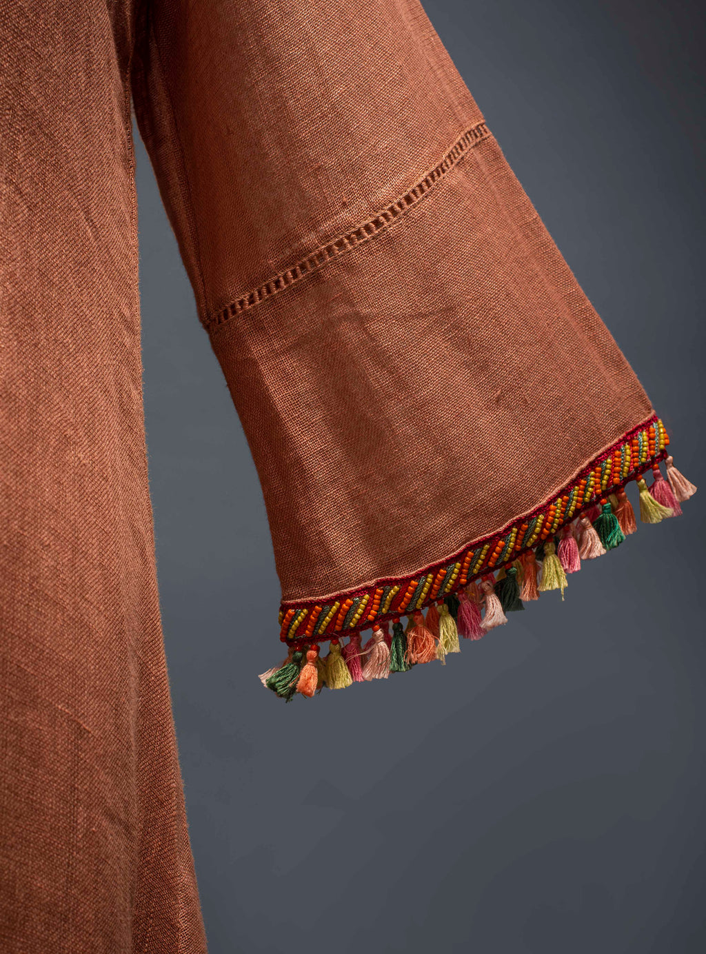 Onion Pink Double Layered Tunic Dress
