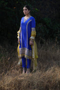 Royal Blue Kurta Set Aditi Somani India