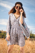 Ink Blue Aztec Printed Tunic