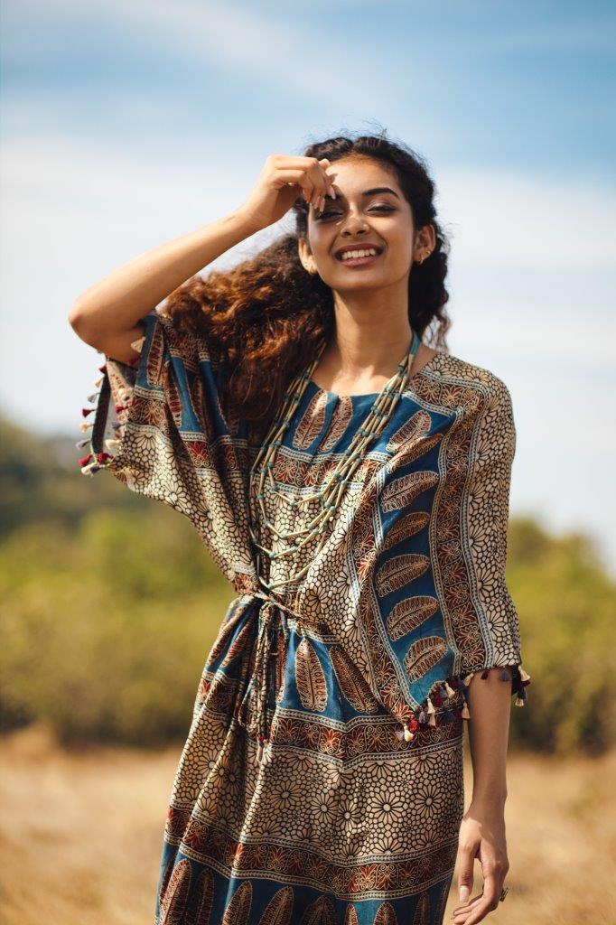 Gaji printed tunic Aditi Somani India