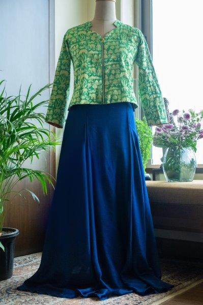 Jacket With Skirt Aditi Somani India